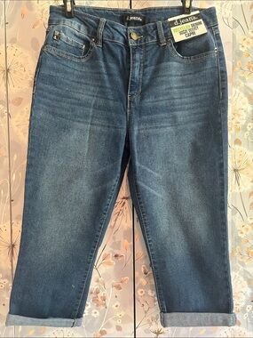 d. jeans Mid Blue Cropped Women's Jeans